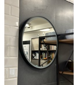 Britton Hoxton Lustro 600 mm z Led Czarny matt HOX.021MB WYPRZEDAŻ EKSPOZYCJI!!!