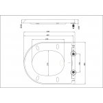 Britton Milan Deska sedesowa wolnoopadająca Biały MAR.0014