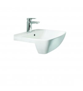 Britton MyHome Umywalka półwpuszczana w blat 50x42 cm Biały MY50SCT1THW 