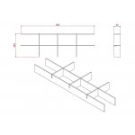 Britton Shoreditch Organizer do szuflady 100 cm S100INT