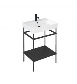Britton Shoreditch Stelaż pod umywalkę 57x43 cm Czarny FRAME001