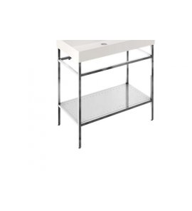 Britton Shoreditch Stelaż pod umywalkę 825x430 mm polerowana stal nierdzewna FRAME103