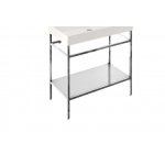 Britton Shoreditch Stelaż pod umywalkę 825x430 mm polerowana stal nierdzewna FRAME103