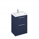 Britton Shoreditch Szafka pod umywalkę stojąca 620 x 435 x 849 mm niebieski mat S65FSB