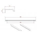 Britton Shoreditch Uchwyt meblowy czarny mat SHR.023