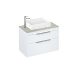 Britton Shoreditch Umywalka nablatowa 52,5x39,3 cm Biały SHR.021