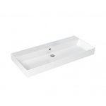 Britton Shoreditch Umywalka nablatowa bez otworu 980 x 455 mm biały SHR.019NTH