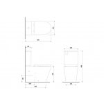 Britton Sphere Miska WC ścienna z deską bez spłuczki biały 15.B.35301