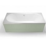 Britton Verde Wanna do zabudowy 1800x750 mm Biały R46