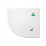 Britton Zamori Brodzik asymetryczny lewy 900x800 mm Biały Z1197A