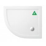 Britton Zamori Brodzik asymetryczny lewy 900x760 mm Biały Z1195A