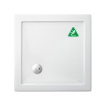 Britton Zamori Brodzik kwadratowy 760x760 mm Biały Z1159A