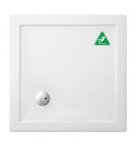 Britton Zamori Brodzik kwadratowy 800x800 mm Biały Z1160A