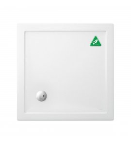 Britton Zamori Brodzik kwadratowy 1000x1000 mm Biały Z1162A