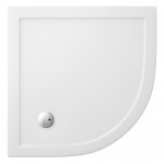 Britton Zamori Brodzik półokrągły 800x800 mm Biały Z1192