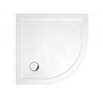 Britton Zamori Brodzik półokrągły 900x900 mm Biały Z1193