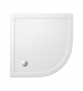 Britton Zamori Brodzik półokrągły 1000x1000 mm Biały Z1194