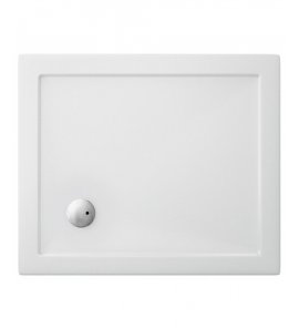 Britton Zamori Brodzik prostokątny 800x900 mm Biały Z1164