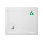 Britton Zamori Brodzik prostokątny 900x760 mm Biały Z1163A