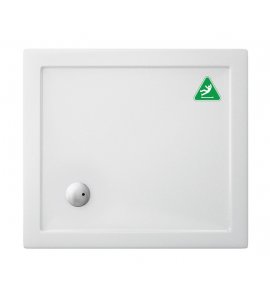 Britton Zamori Brodzik prostokątny 900x800 mm Biały Z1164A