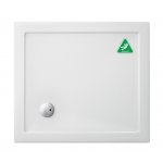 Britton Zamori Brodzik prostokątny 900x800 mm Biały Z1164A