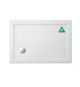 Britton Zamori Brodzik prostokątny 1000x700 mm Biały Z1165A