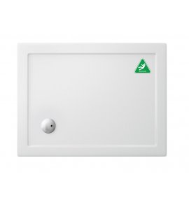 Britton Zamori Brodzik prostokątny 1000x760 mm Biały Z1166A