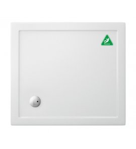 Britton Zamori Brodzik prostokątny 1000x900 mm Biały Z1168A