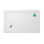 Britton Zamori Brodzik prostokątny 1100x700 mm Biały Z1169A