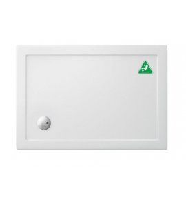 Britton Zamori Brodzik prostokątny 1100x760 mm Biały Z1170A