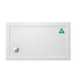 Britton Zamori Brodzik prostokątny 1200x700 mm Biały Z1173A