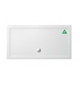 Britton Zamori Brodzik prostokątny 1500x800 mm Biały Z1181A