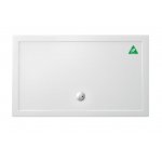 Britton Zamori Brodzik prostokątny 1500x900 mm Biały Z1361A