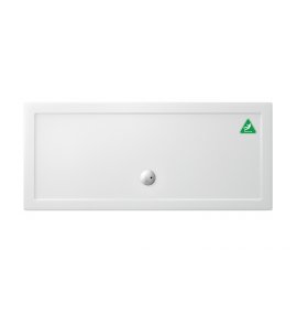 Britton Zamori Brodzik prostokątny 1600x700 mm Biały Z1182A