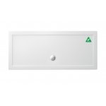 Britton Zamori Brodzik prostokątny 1600x700 mm Biały Z1182A