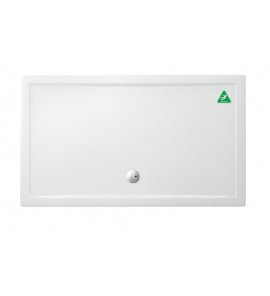 Britton Zamori Brodzik prostokątny 1700x1000 mm Biały Z1342A