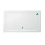 Britton Zamori Brodzik prostokątny 1700x1000 mm Biały Z1342A