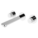 Bruma Adagio Bateria umywalkowa podtynkowa bez korka Chrom 1932401CR