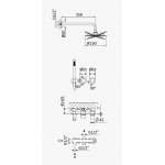 Bruma Adagio Zestaw natryskowy z deszczownicą Ø 230 mm ścienną i słuchawką prysznicową Chrom 1935701CR