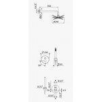 Bruma Adagio Zestaw natryskowy z deszczownicą Ø 230 mm ścienną i słuchawką prysznicową Chrom 1937801CR