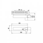 Bruma Adamastor Bateria prysznicowa naścienna chrom 3010402CR