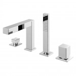 Bruma Adamastor Bateria wannowo-natryskowa na brzeg wanny chrom 3014102CR