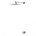 Bruma Adamastor Zestaw natryskowy 250 mm podtynkowy z ramieniem ściennym chrom 3017612CR