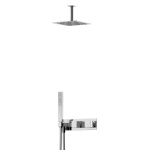 Bruma Adamastor Zestaw natryskowy 250 mm podtynkowy z ramieniem sufitowym chrom 3015802CR