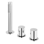 Bruma Avalon Bateria natryskowa nablatowa 3-otworowa Chrom 1895001CR