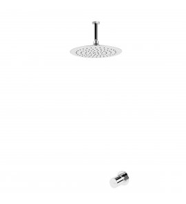 Bruma Avalon Bateria natryskowa podtynkowa z deszczownicą Ø 250 mm sufitową Chrom 1895621CR