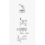 Bruma Avalon Bateria natryskowa podtynkowa z deszczownicą sufitową Ø 250 mm słuchawką prysznicową Chrom 1895821CR