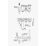 Bruma Avalon Bateria wannowa podtynkowa z wylewką i słuchawką prysznicową Chrom 1894631CR