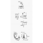 Bruma Avalon Bateria wannowo-natryskowa termostatyczna podtynkowa z deszczownicą Ø 250 mm słuchawką prysznicową i napełniaczem w przelewie Chrom 1843822CR