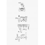 Bruma Avalon Bateria wannowo-natryskowa podtynkowa z deszczownicą sufitową Ø 250 mm i słuchawką prysznicową Chrom 1893331CR